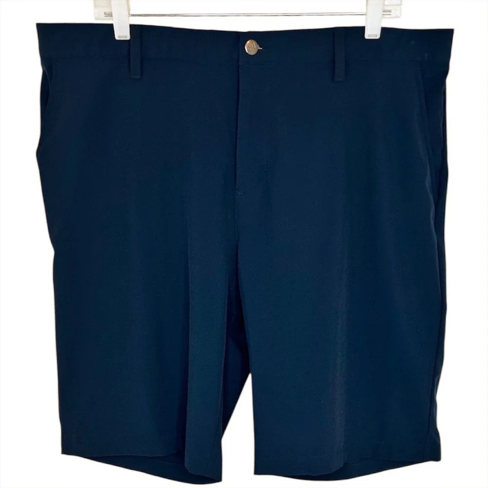 Adidas Golf Shorts 40 Navy Blue Ultimate 365 Stretch Grip Waist Performance NWOT